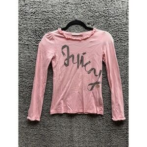 Vintage Juicy Long Sleeve T Shirt "Juicy" in Pink Size‎ 12